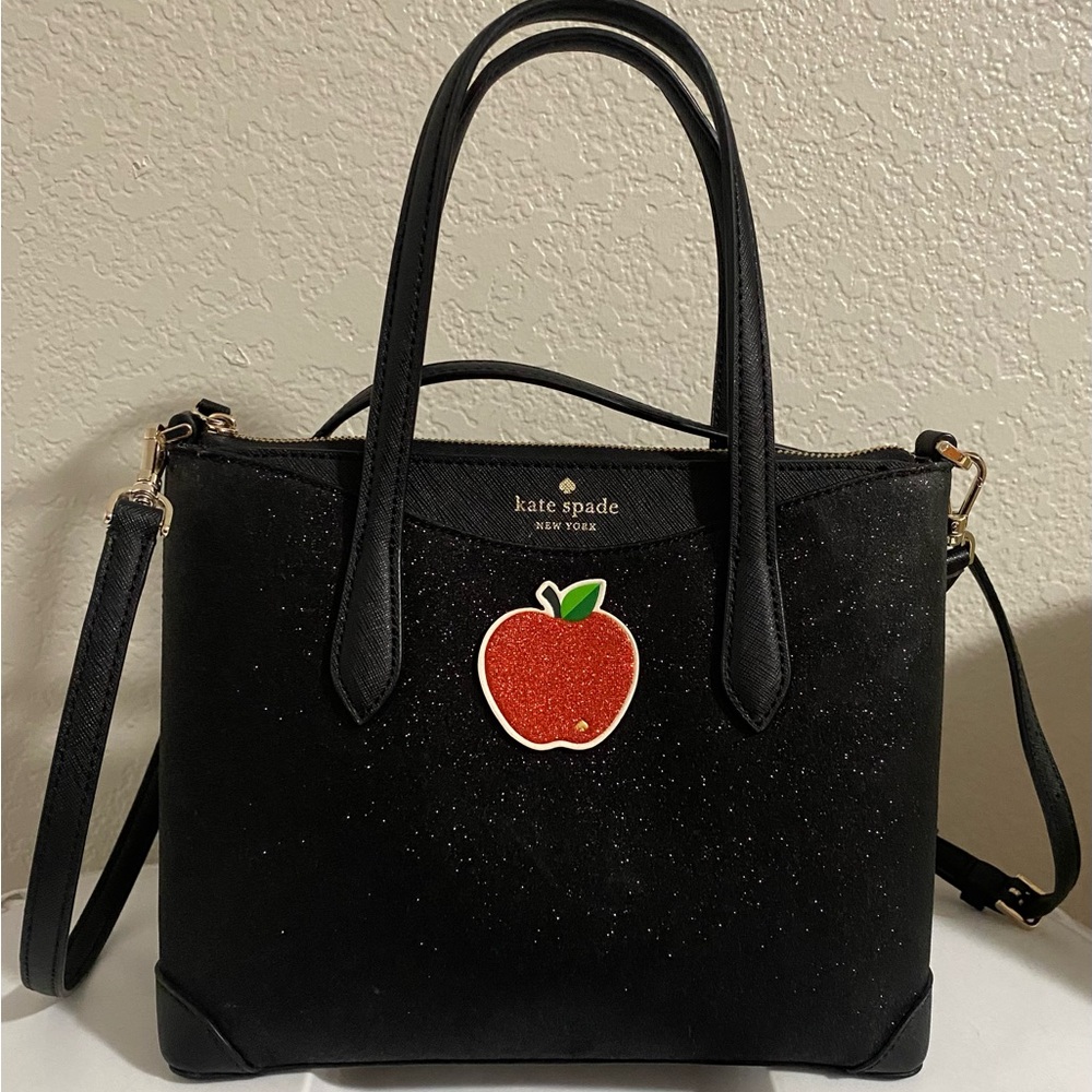 Kate Spade Black Glitter Purse